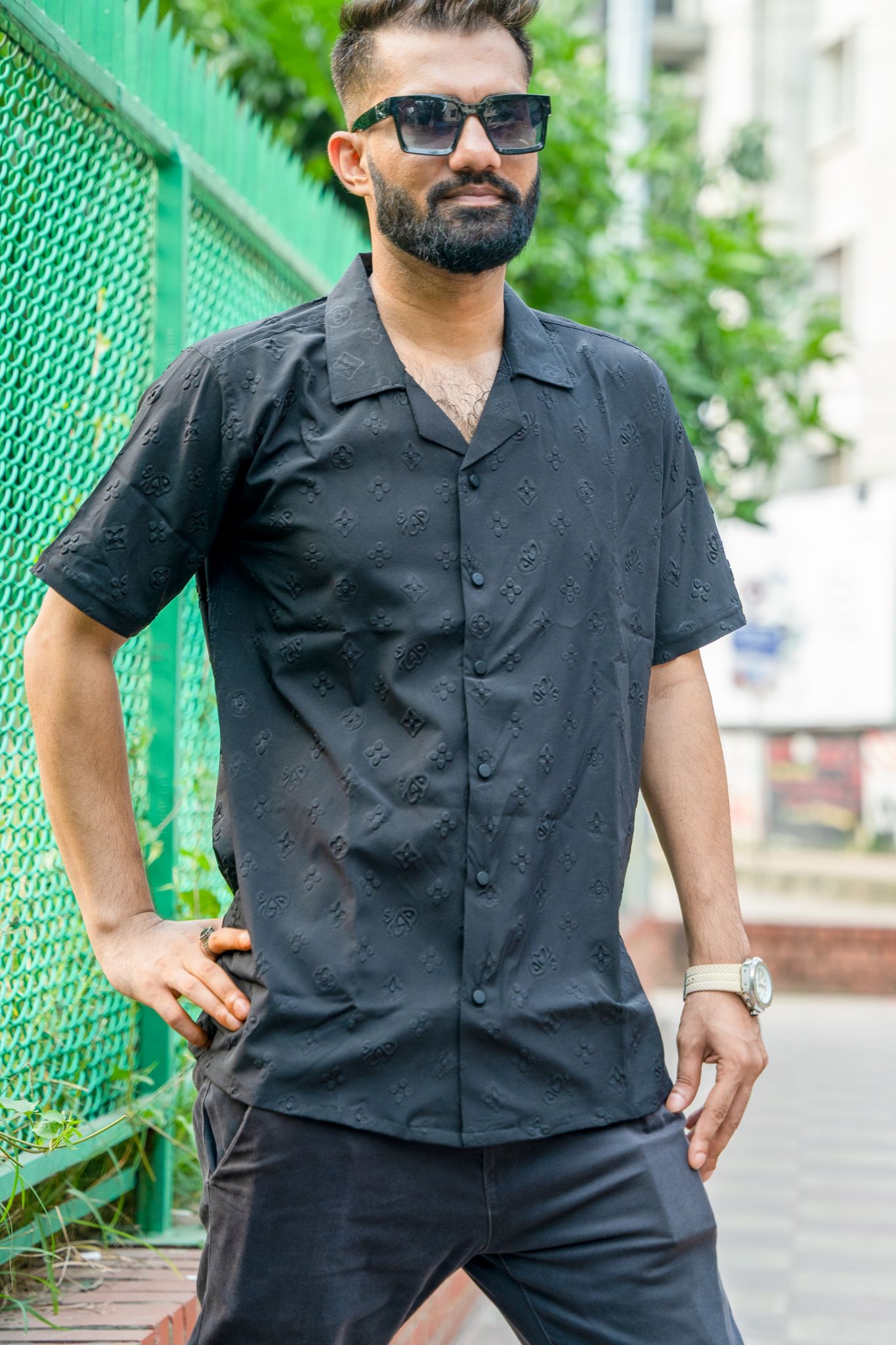 Untitled design (3) প্রিমিয়াম চায়না স্ট্রেইট আম্বোস ৩ পিস শার্ট কম্বো - Image 3