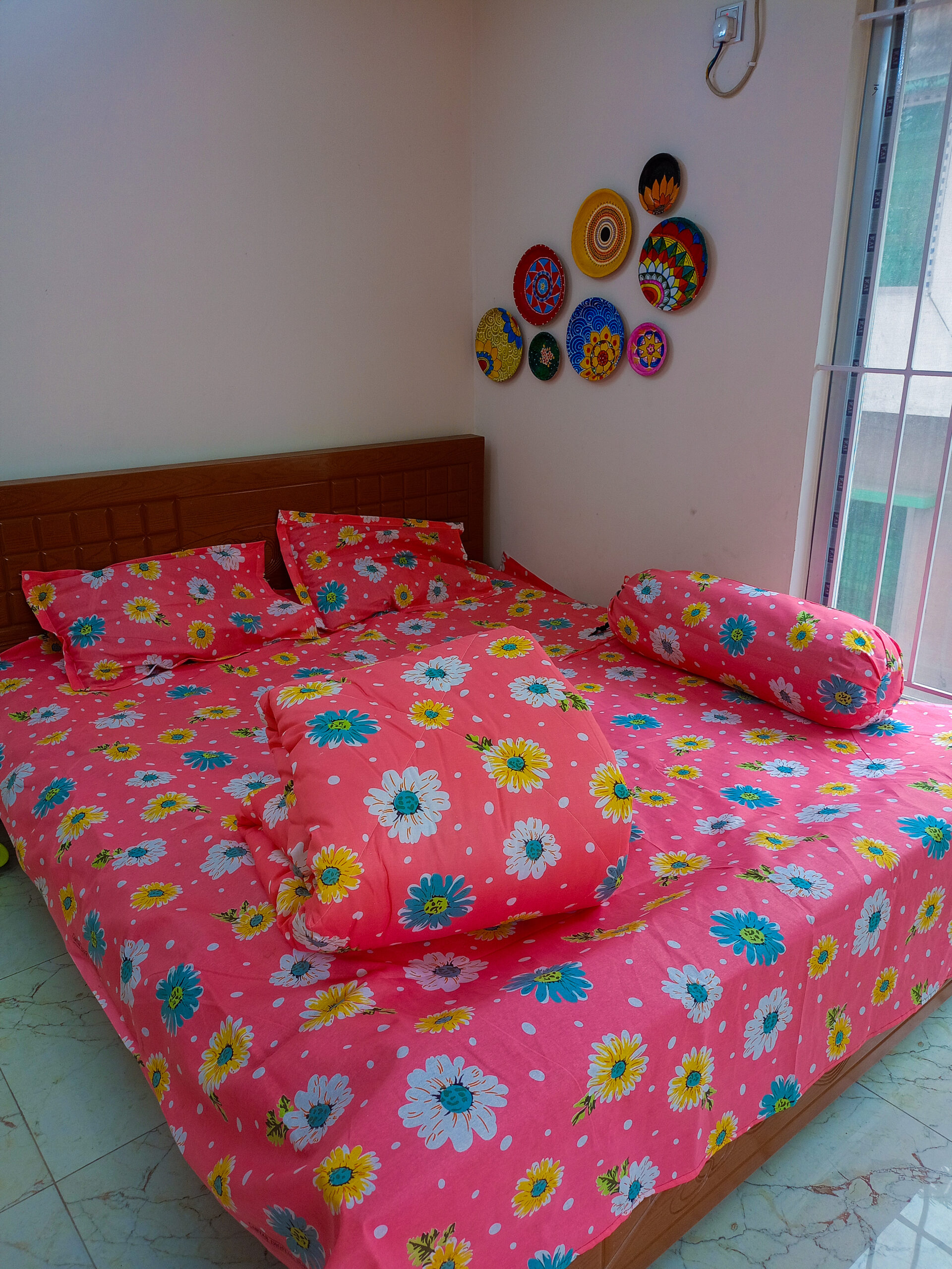 IMG20260106093946 ৫ পিস প্রিমিয়াম কম্ফোর্টার সেট Code:CFT16 - Image 1